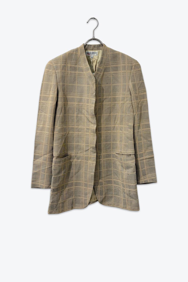 GIORGIO ARMANI | MADE IN ITALY CHACK TAILORED JACKET [USED]