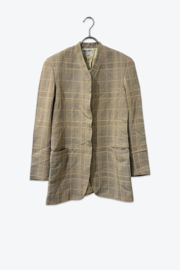 GIORGIO ARMANI | MADE IN ITALY CHACK TAILORED JACKET [USED]