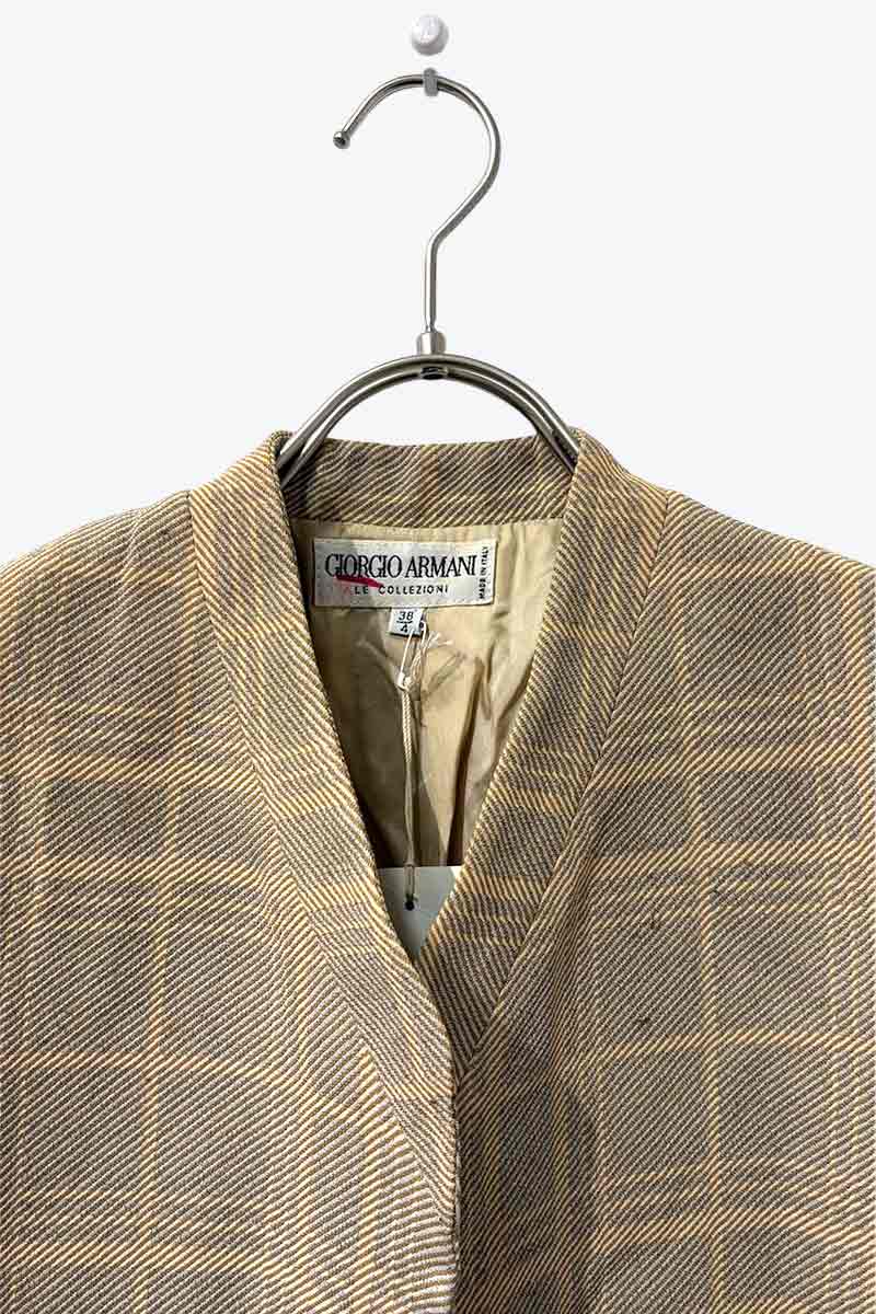GIORGIO ARMANI | MADE IN ITALY CHACK TAILORED JACKET [USED]