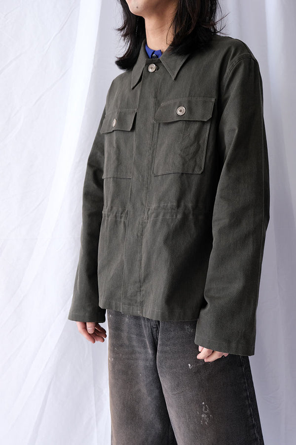 UNITY JACKET / ANTIQUE MUDD COATED SATEEN