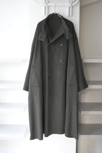 S17 NO.65 HEAVY WOOL OVERSIZED COAT / GREEN [金沢店]