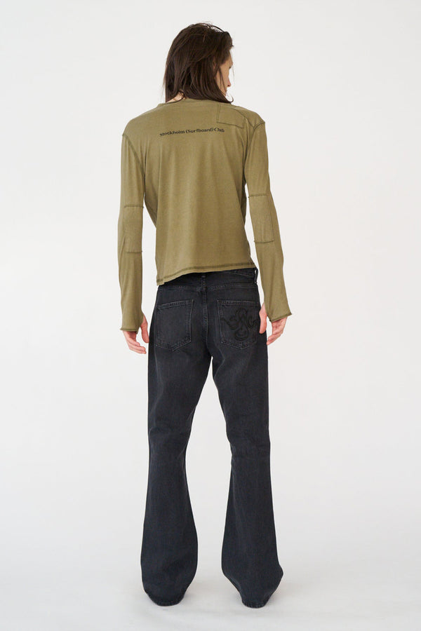 THEO PATCHWORK TOP / GREEN [26AW入荷予定]