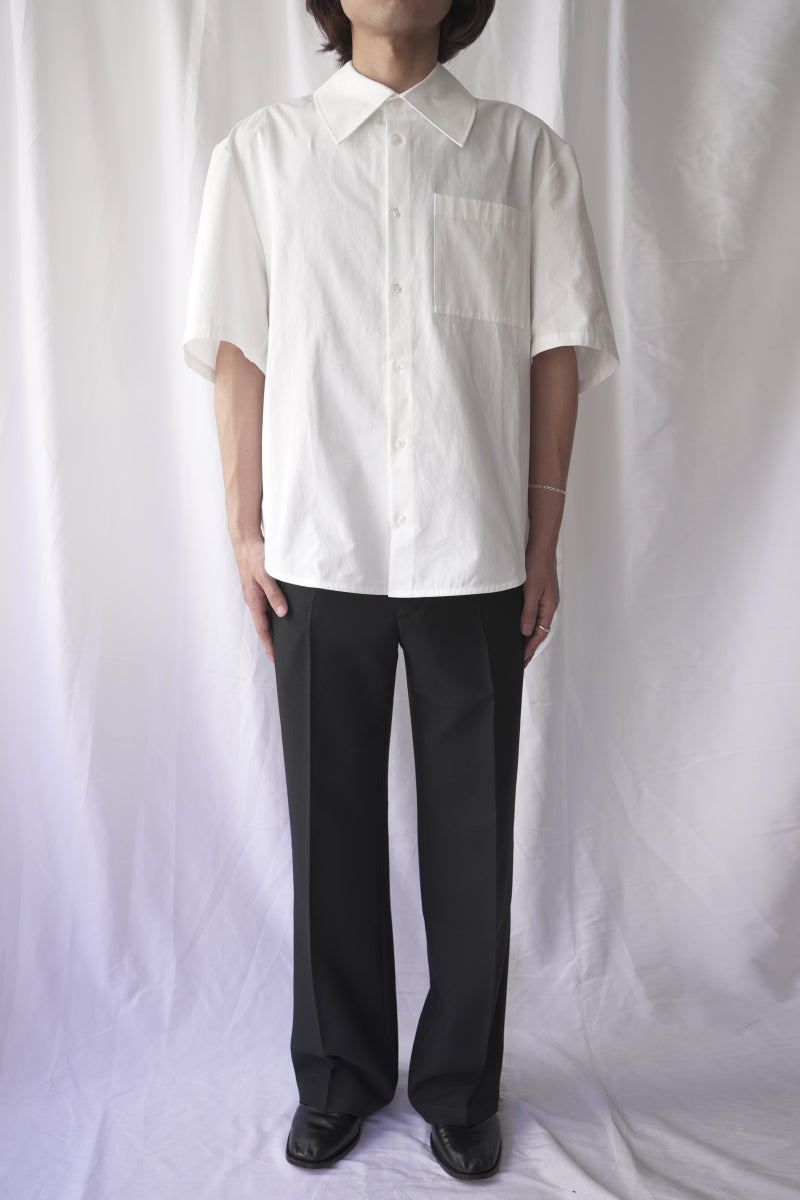 WAYLON SHIRT / WHITE FINE POPLIN