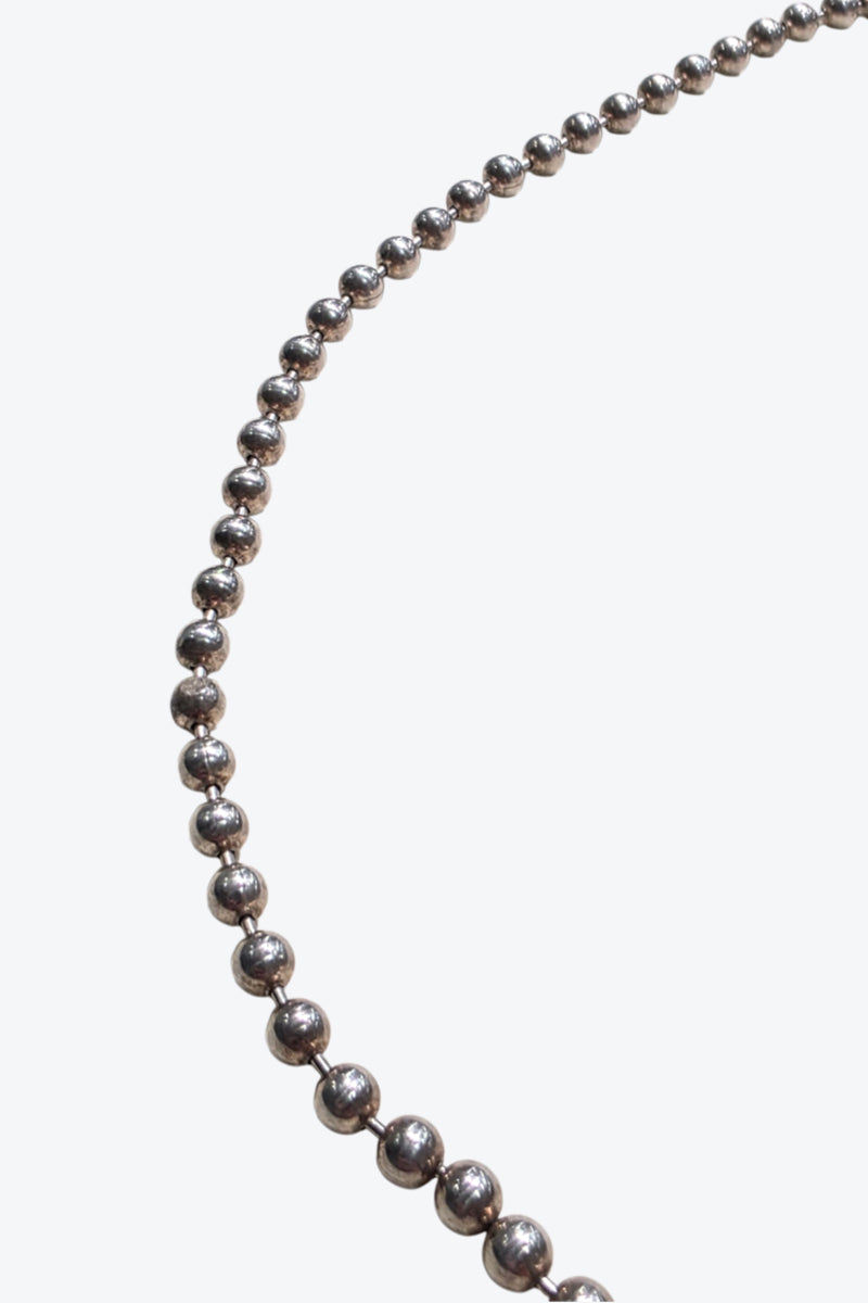 MADE IN ITALY 925 SILVER PEARL NECKLACE / SILVER