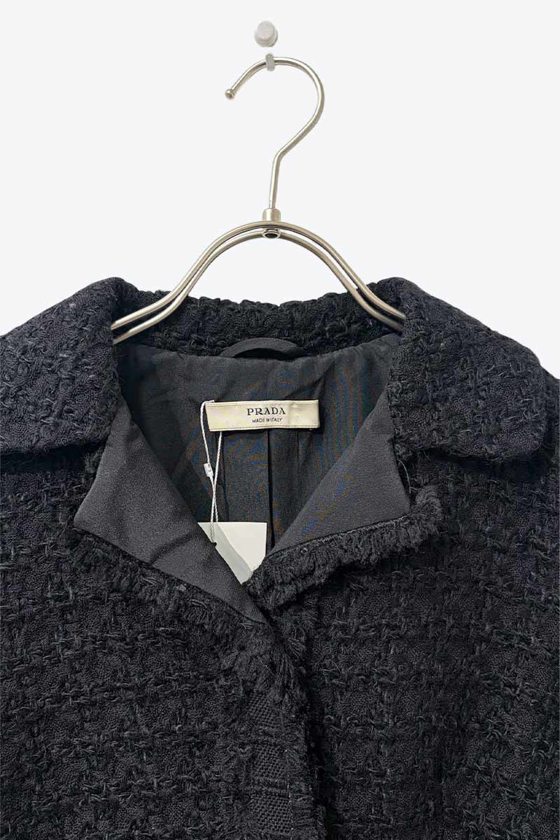 PRADA | MADE IN ITALY FRINGE TAILORED JACKET [USED]