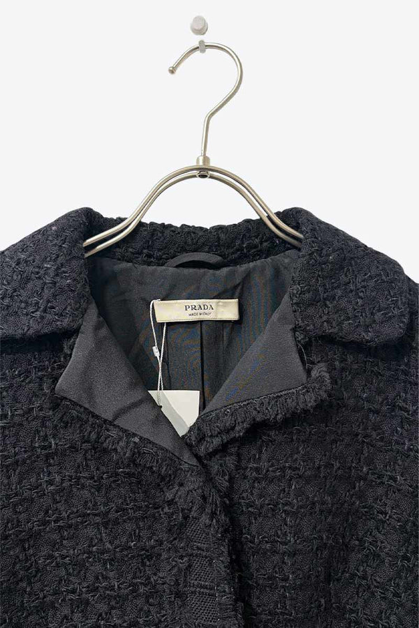 PRADA | MADE IN ITALY FRINGE TAILORED JACKET [USED]