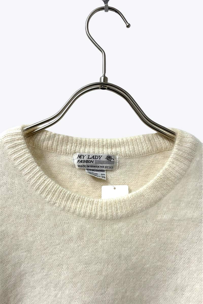 MY LEDY FASHION | 90'S ANGORA WOOL KNIT SWEATER [USED]
