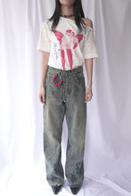 画像をギャラリービューアに読み込む, SLANT T-SHIRT / CYBERNETIC ANGEL PRINT