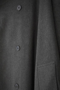 S17 NO.65 HEAVY WOOL OVERSIZED COAT / GREEN [金沢店]