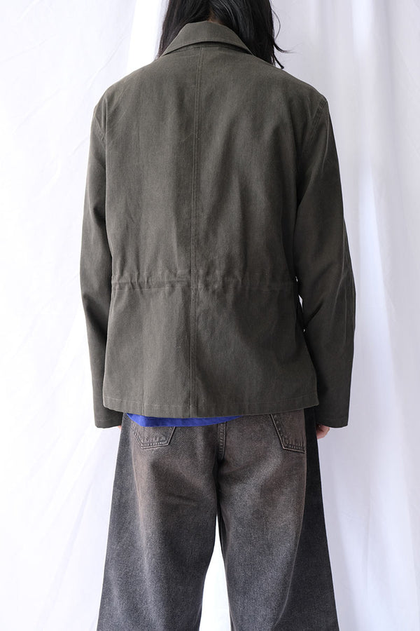 UNITY JACKET / ANTIQUE MUDD COATED SATEEN