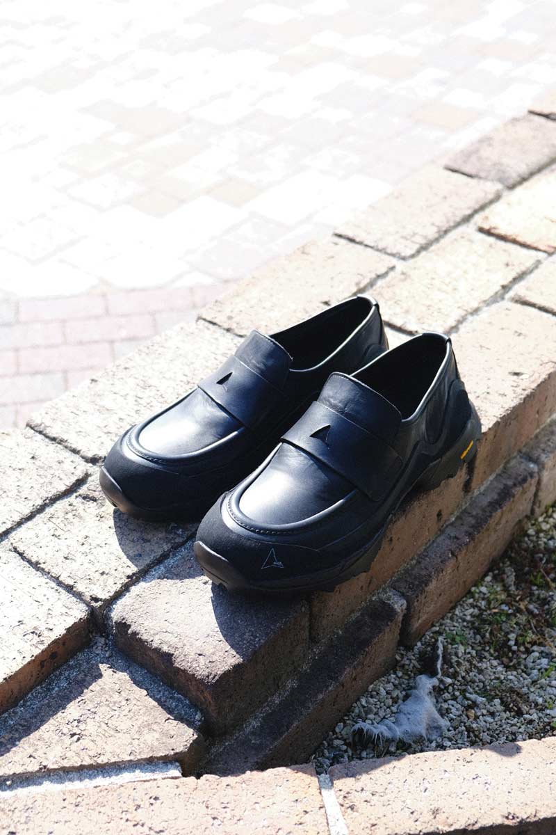 ROA hiking ローファー シューズ EU42 27cm ブラック 牛革 ROA | LOAFER / BLACK トレッキングシューズ – STOCK