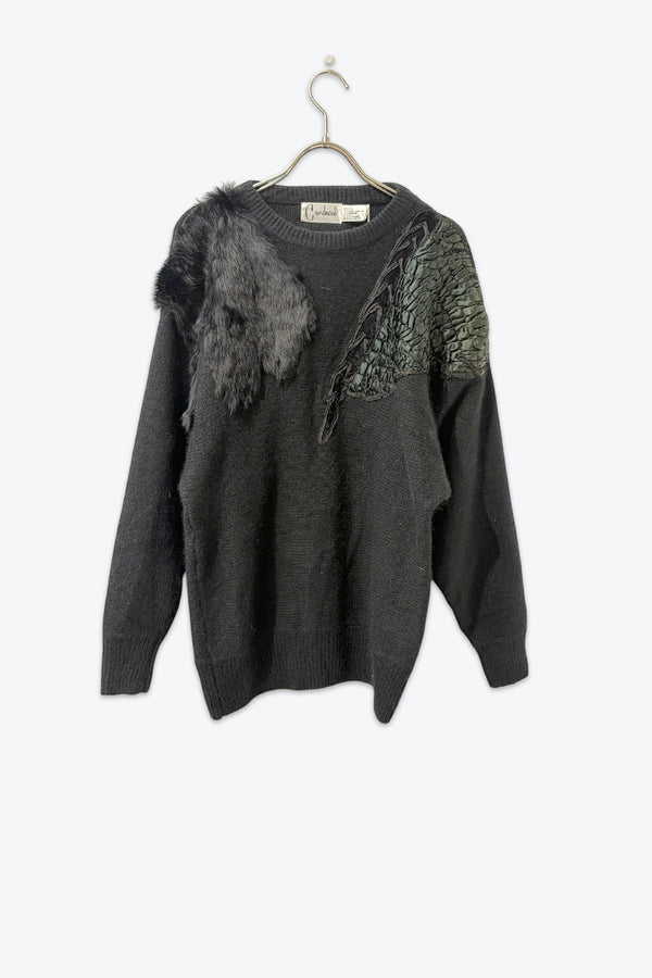 CARDUCA | 90'S DESIGN SILK BLEND KNIT SWEATER [USED]