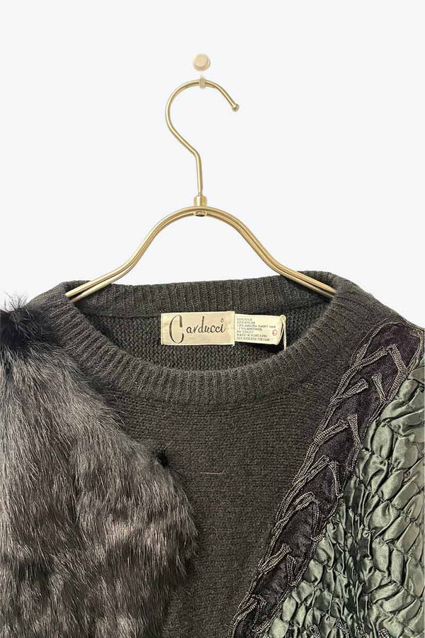 CARDUCA | 90'S DESIGN SILK BLEND KNIT SWEATER [USED]