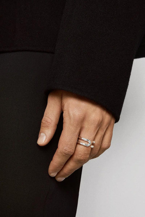 TURN RING NARROW / 925 STERLING SILVER [Scheduled for May arrival]