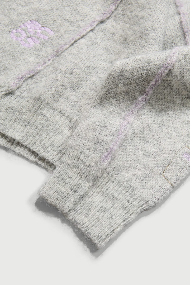 SEQUOIA KNIT SWEATER / ASH/LAVENDER