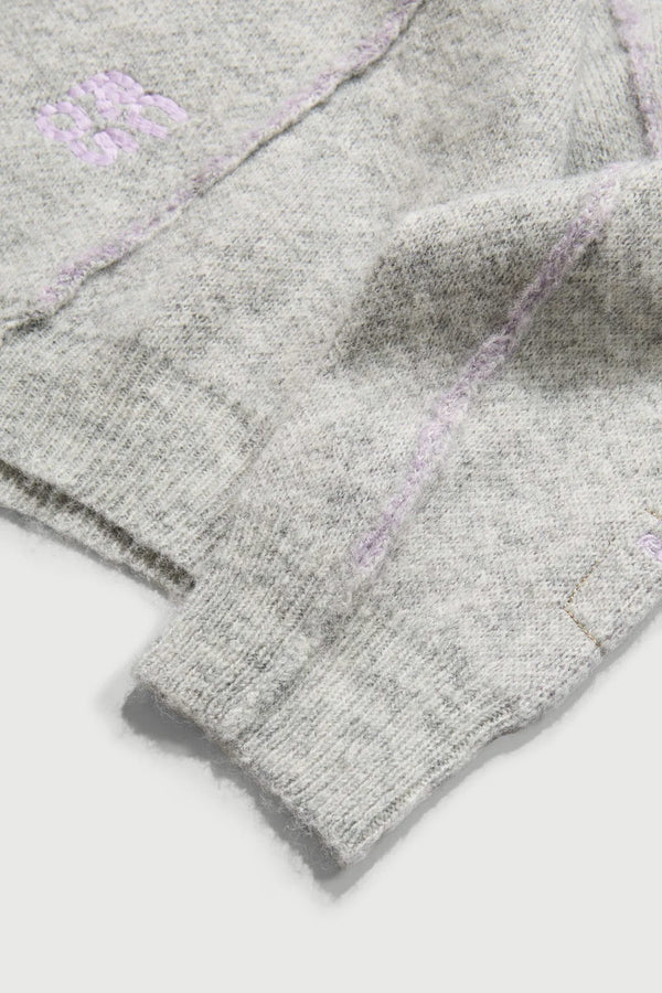 SEQUOIA KNIT SWEATER / ASH/LAVENDER