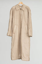 Load image into Gallery viewer, SHEER NYLON PATTED LONG COAT / BEIGE