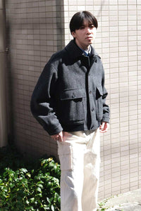 FLIGHT JACKET TWEED  HERRINGBONE / HERRINGBONE [神戸店]