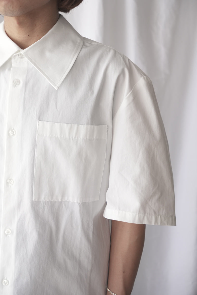 WAYLON SHIRT / WHITE FINE POPLIN