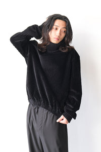 S17 NO.325 CORDUROY RIB PULLOVER / BLACK [金沢店]