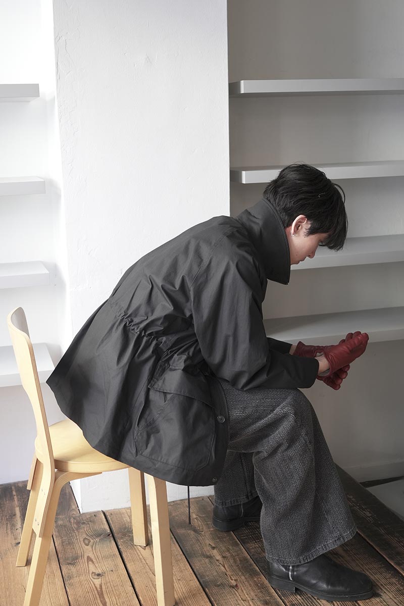 FISHING JACKET WAXED COTTON / BLACK [Kobe store]