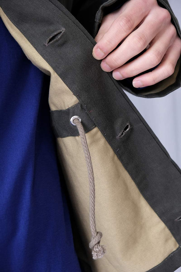 UNITY JACKET / ANTIQUE MUDD COATED SATEEN