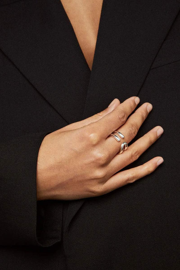 TURN RING NARROW / 925 STERLING SILVER [Scheduled for May arrival]