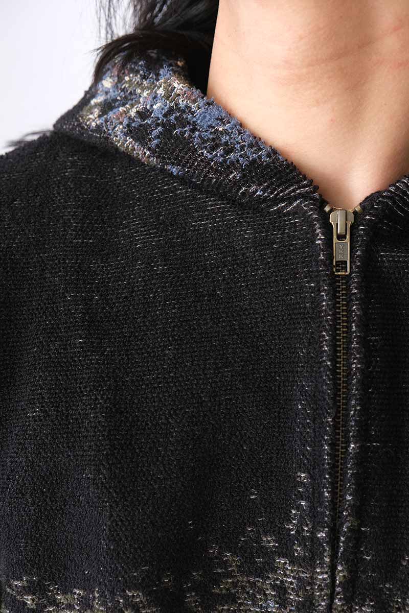 TACT ZIP HOODIE / BURNT GARNET
