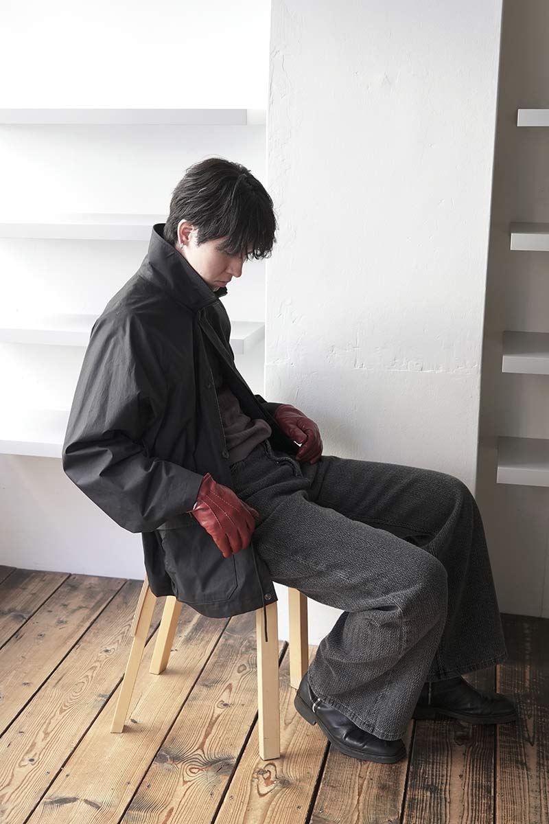 FISHING JACKET WAXED COTTON / BLACK [Kobe store]