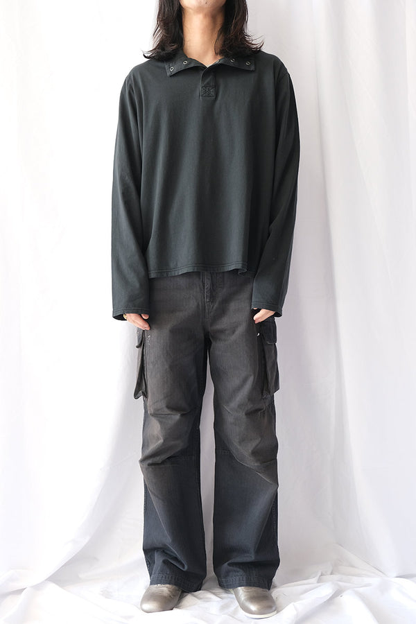 STORM LONGSLEEVE / BLACK CLEAN JERSEY