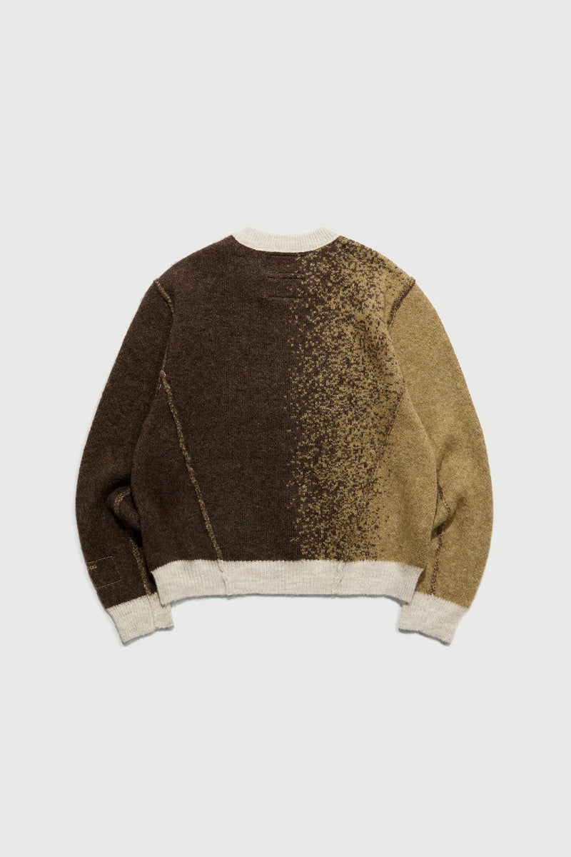 SEQUOIA KNIT SWEATER / BROWN/OCHRE
