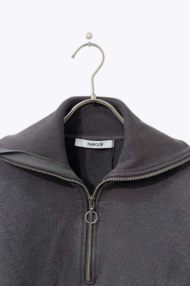 THAKOON | HALF-ZIP SWEATSHIRT [NOS/DEADSTOCK]