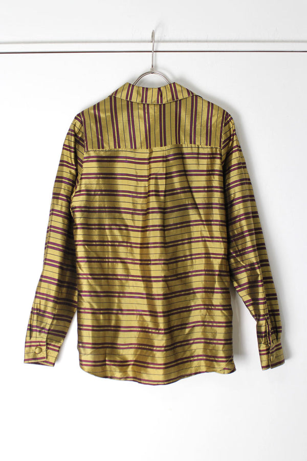 NO BRAND | 80'S L/S BORDER SHIRT [USED]