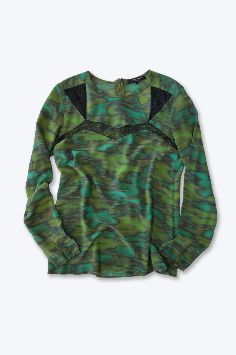 NANETTE LEPORE | MADE IN USA SILK DESIGN TOPS [USED]