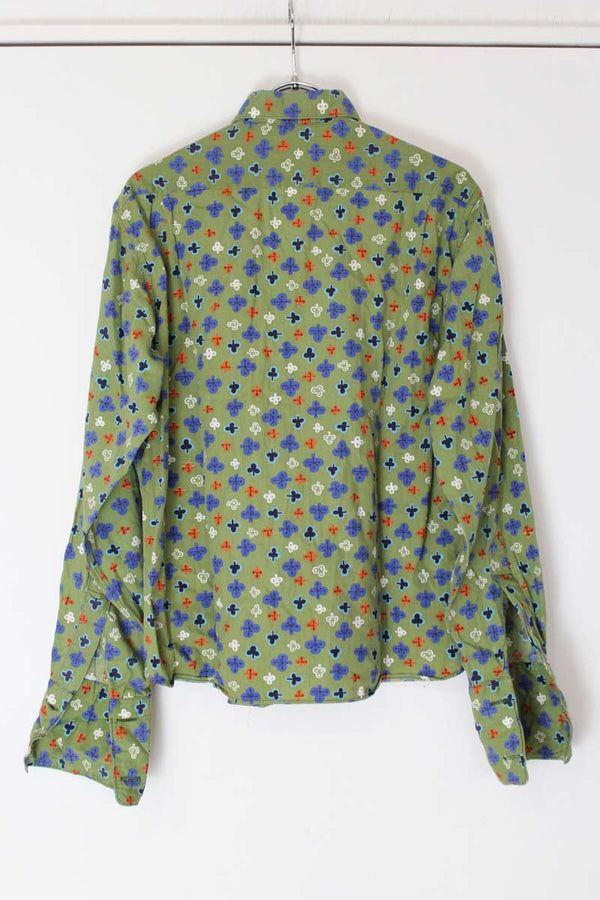 LADY E&W | MADE IN USA 60'S L/S PATTERN SHIRT [USED]