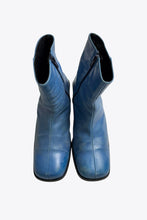 画像をギャラリービューアに読み込む, NO BRAND | SQUARE TOE LEATHER ZIP BOOTS [USED]