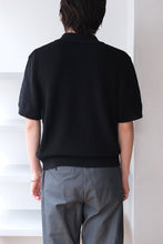 Load image into Gallery viewer, TRADITIONAL POLO / SHADOW BLACK CRISPY COTTON
