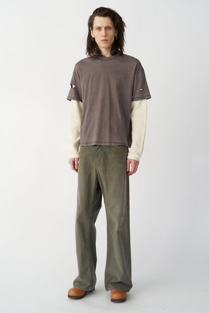 LAYER BOX TEE / HICKORY [26AW入荷予定]
