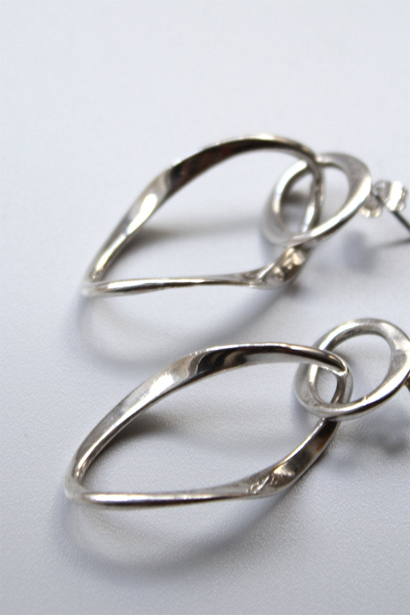 MADE IN MEXICO 925 SILVER EARRINGS / SILVER