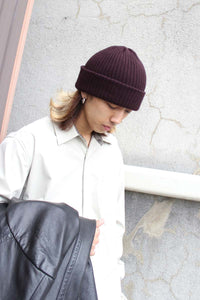 WOOL STANDARD KNIT / BLACK 