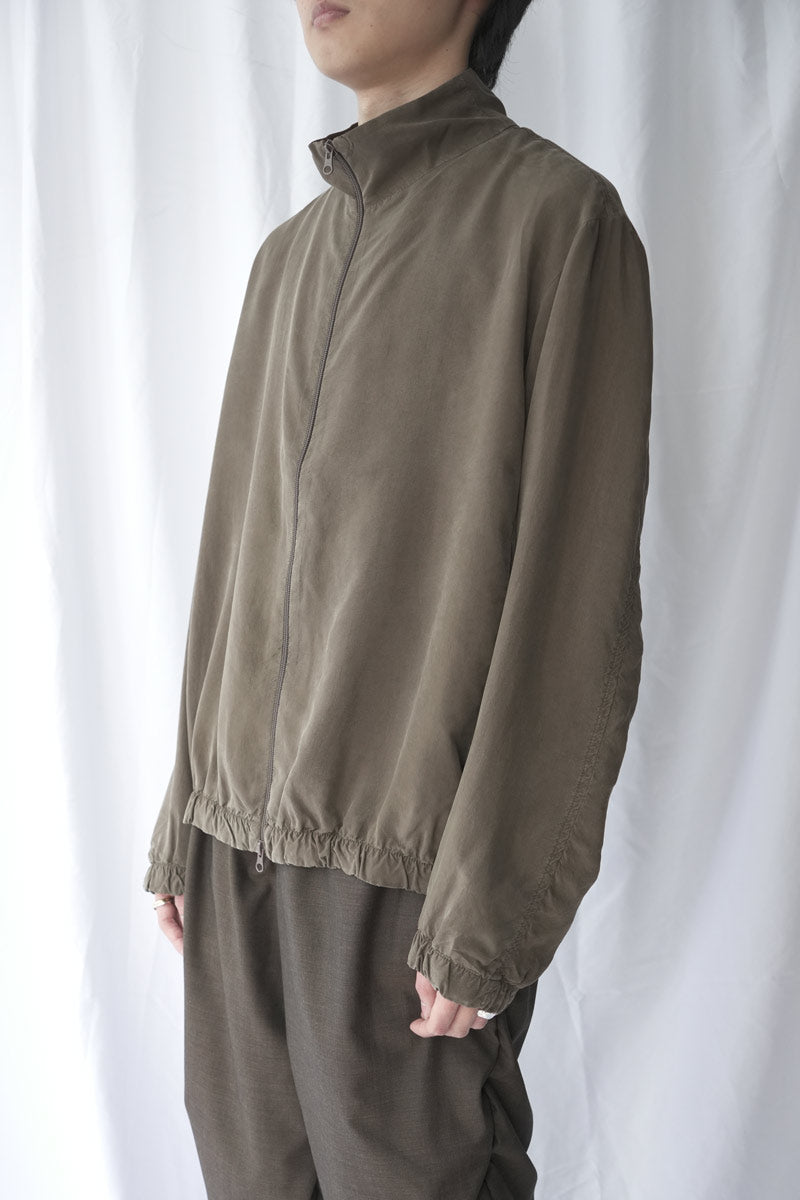S18 NO.261 CUPRO DOUBLED ZIPPER JACKET / BROWN [Kanazawa Store]