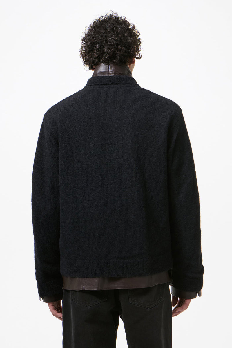EVENING POLO / BLACK FUZZY ALPCA [6月入荷予定］