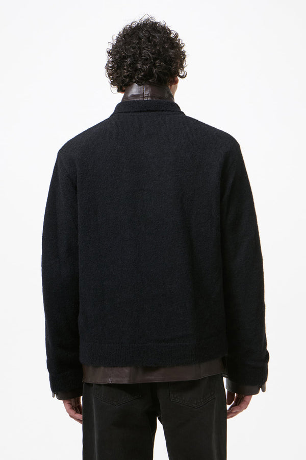 EVENING POLO / BLACK FUZZY ALPCA [6月入荷予定］