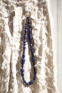 PERLENMIX LONG KEYHOLDER / BLUEBERRY