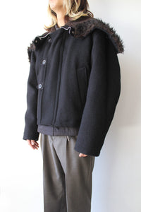 DULUTH JACKET / CLASSIC BLACK STAMPED WOOL