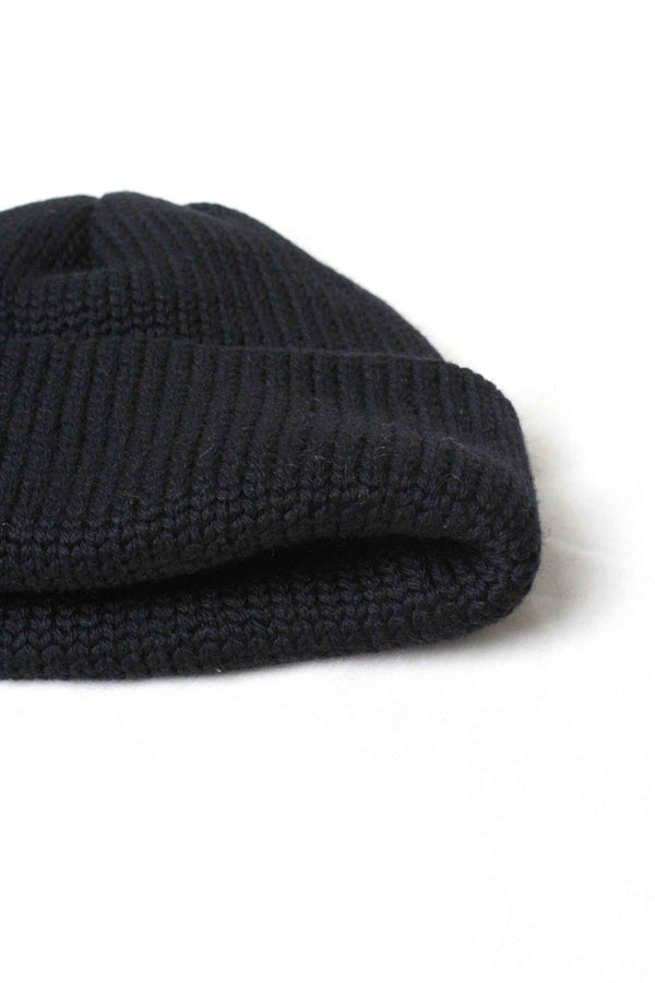 WOOL STANDARD KNIT / BLACK 