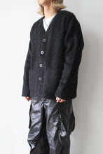 Load image into Gallery viewer, CARDIGAN / BLACK MOHAIR