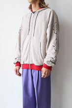 Load image into Gallery viewer, JAJA ZIP HOODIE / GREY MELANGE