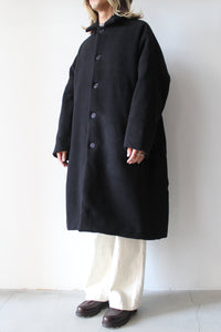 BIG BLOBBY COAT-KASPER / BLACK