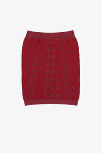 GOLM DRYARN SEAMLESS NECK WARMER / DARK RED